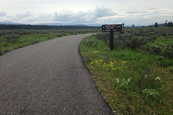 North Pathway Bike Trail Grand Teton